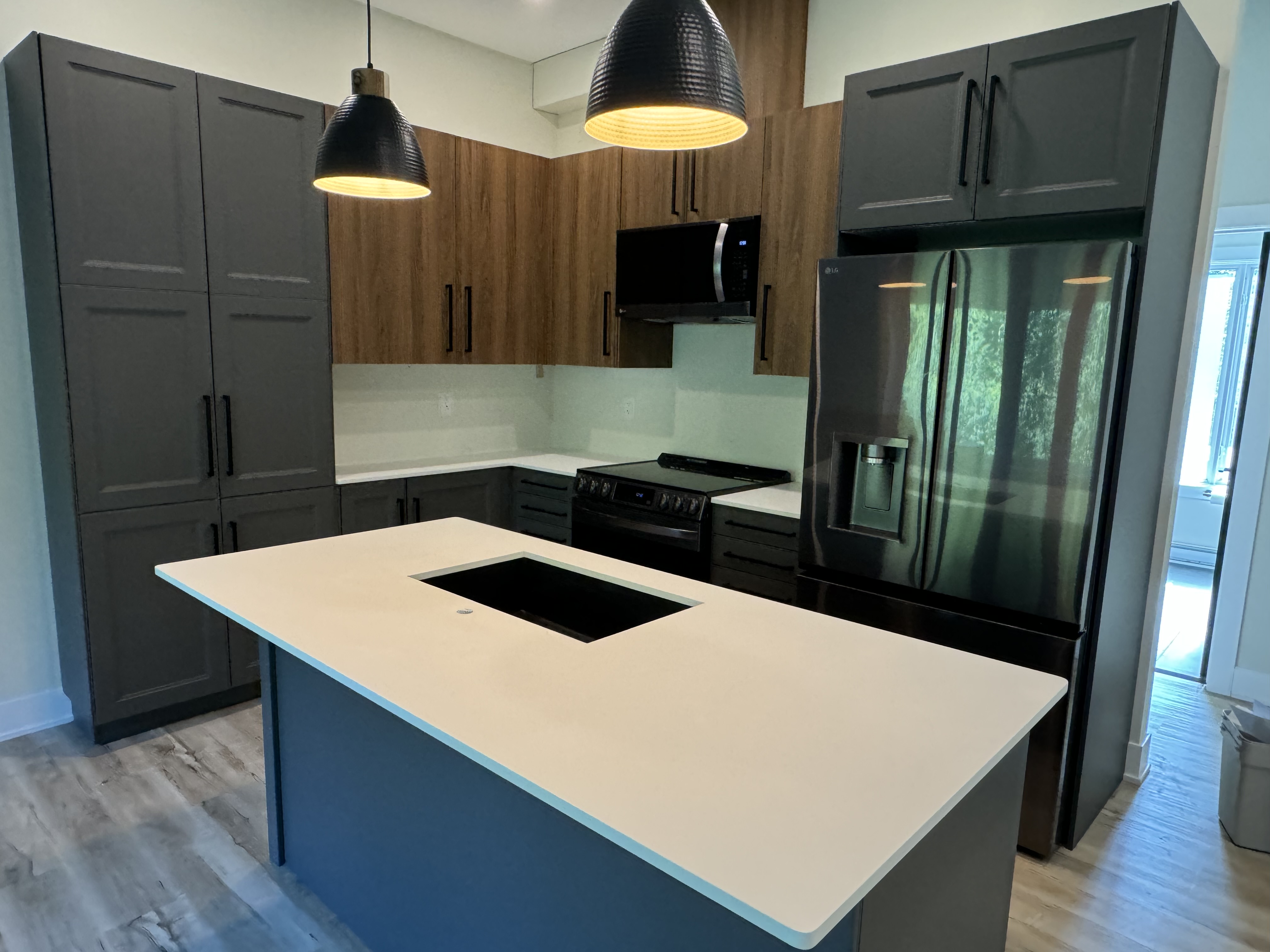 Two-Tone Kitchen Island