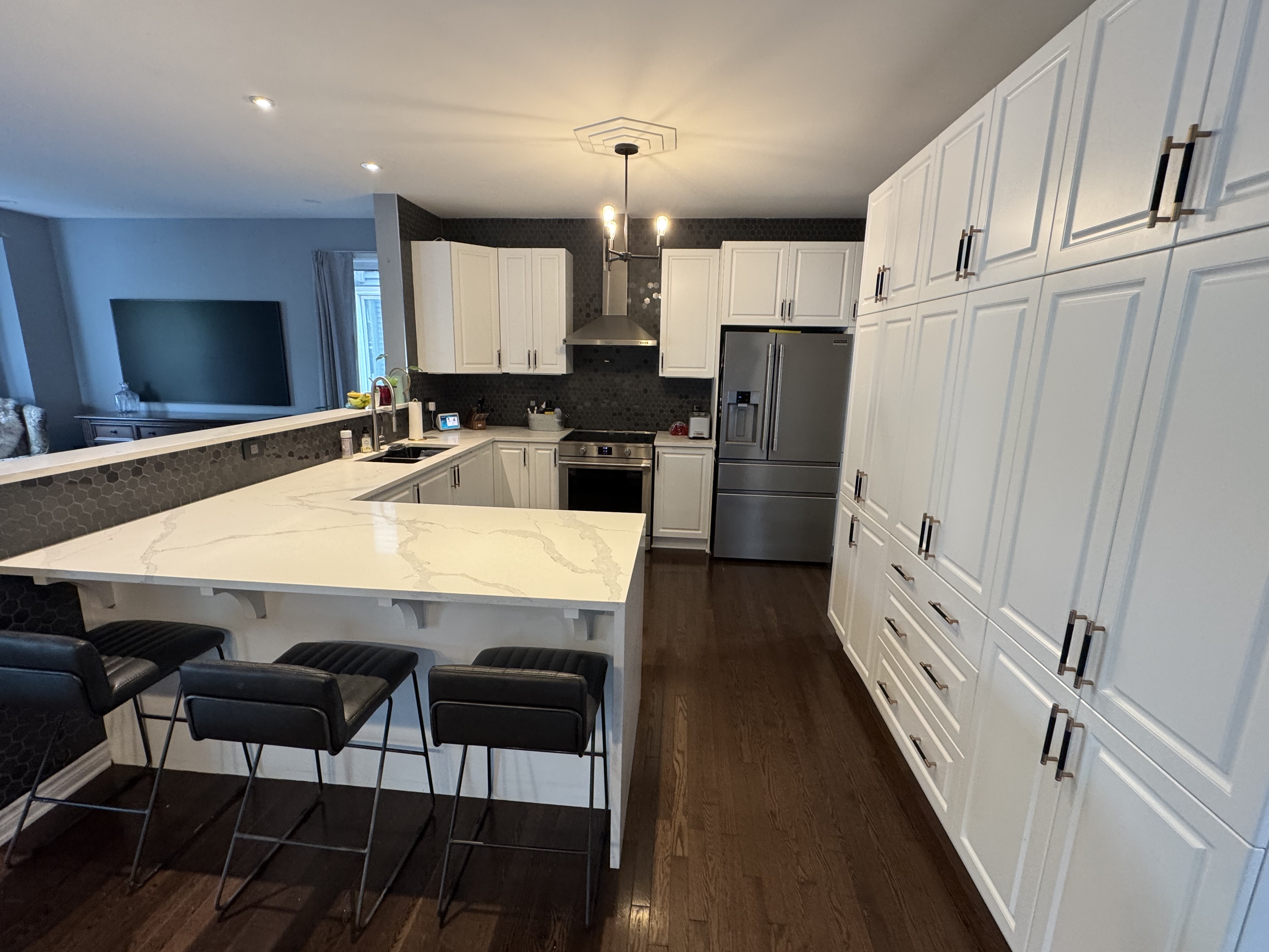 Bright White Kitchen